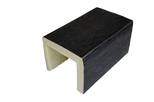 Балка Модерн, чёрный дуб, 6х9см, 3м
