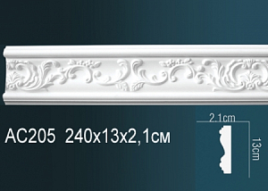 AC205 молдинг с орнаментом Perfect Decor