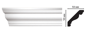 Плинтус потолочный Decomaster D155 (50*50*2000 мм)