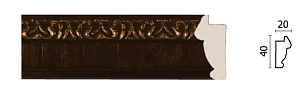 807-1 молдинг (размер 40x20x2400)