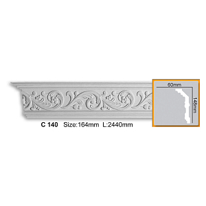 Карниз с орнаментом C140 (2,00 м)