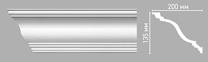 96272 плинтус Decomaster (200х135х2400мм)
