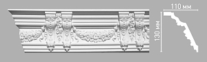 95092 плинтус Decomaster (130х110х2400мм)