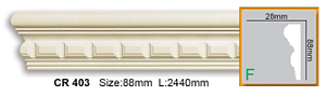 Молдинг с орнаментом CR403 FLEXI (2,44 м)
