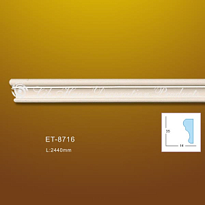 Молдинг гладкий ET-8716 Lih Haur