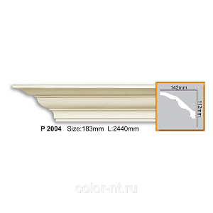 Карниз с гладким профилем P2004 FLEXI (2,00 м)