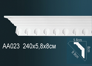 AA023 карниз с орнаментом Perfect Decor