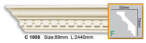 Карниз с орнаментом C1008 FLEXI (2,00 м)