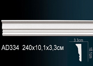 AD334 молдинг гладкий Perfect Decor