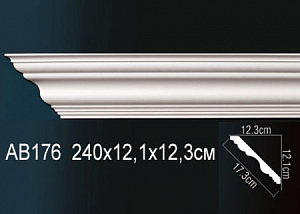 AB176 карниз гладкий Perfect Decor