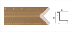 Уголок 142-91G (50х50х2400)