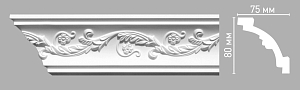 95020 плинтус Decomaster (80х75х2400мм)