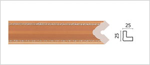 Уголок C1025-54S (25x25x2400)