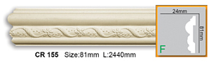 Молдинг с орнаментом CR155 FLEXI (2,44 м)