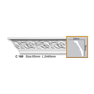 Карниз с орнаментом C160 (2,00 м)