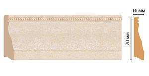 Плинтус напольный Decomaster 193-18D (70x16x2400)