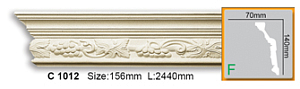 Карниз с орнаментом C1012 FLEXI (2,00 м)