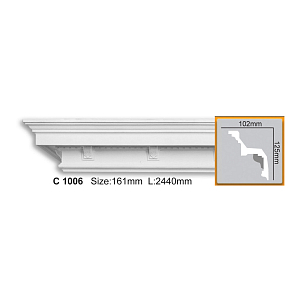Карниз с орнаментом C1006 (2,44 м)
