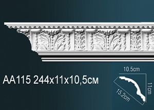 AA115 карниз с орнаментом Perfect Decor
