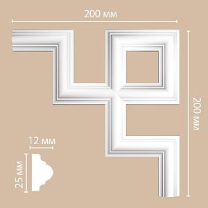 97012-4 угол Decomaster (200*200*12мм)