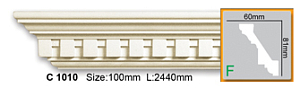 Карниз с орнаментом C1010 FLEXI (2,00 м)