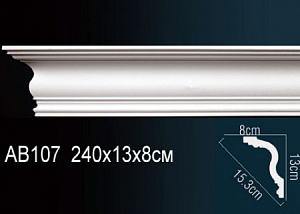 AB107 карниз гладкий Perfect Decor
