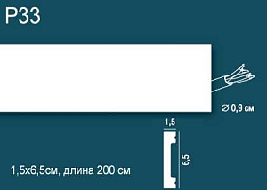 Молдинг P33 (DD33)
