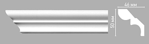 96669 плинтус Decomaster (50х46х2400мм)