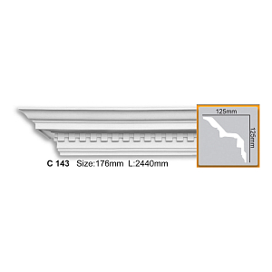 Карниз с орнаментом C143 (2,00 м)