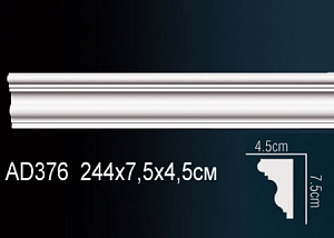 AD376 молдинг гладкий Perfect Decor