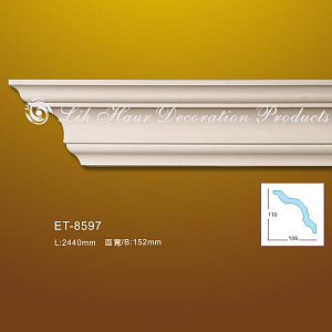 Карниз гладкий ET-8597 Lih Haur