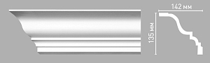 96271 плинтус Decomaster (135х142х2400мм)