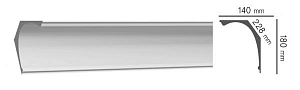 Карниз с гладким профилем P888 FLEXI (2,00 м)