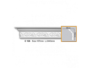 Карниз с орнаментом C126 FLEXI (2,00 м)