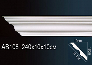 AB108 карниз гладкий Perfect Decor