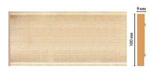 Декоративная панель Decomaster B10-933 (100х9х2400мм)