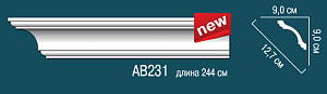 AB231 карниз гладкий Perfect Decor