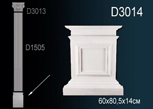 D3014 база пилястры Perfect Decor