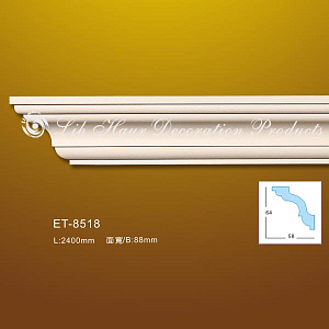 Карниз гладкий ET-8518 Lih Haur