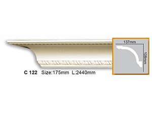 Карниз с орнаментом C122 FLEXI (2,00 м)