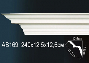 AB169 карниз гладкий Perfect Decor