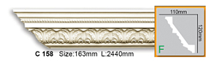 Карниз с орнаментом C158 FLEXI (2,44 м)