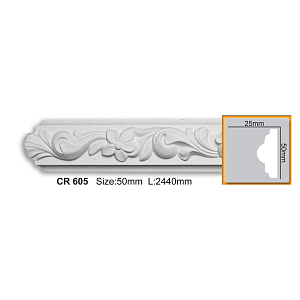 Молдинг с орнаментом CR605 (2,00 м)