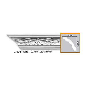 Карниз с орнаментом C176 (2,00 м)