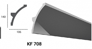 Карниз KF 708 FLEXI (2,00 м)