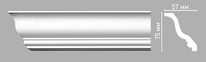 96211 плинтус Decomaster (75х57х2400мм)