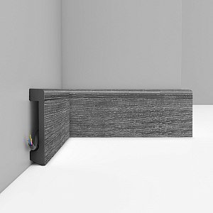 Плинтус Decomaster D235-87 ДМ (80*17*2400 мм)