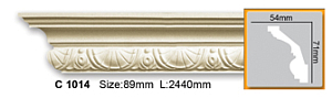 Карниз с орнаментом C1014 FLEXI (2,44 м)