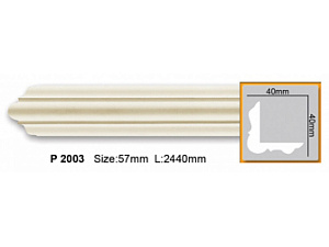 Карниз с гладким профилем P2003 FLEXI (2,00 м)