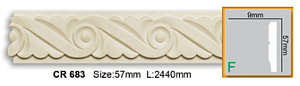 Молдинг с орнаментом CR683 FLEXI (2,44 м)